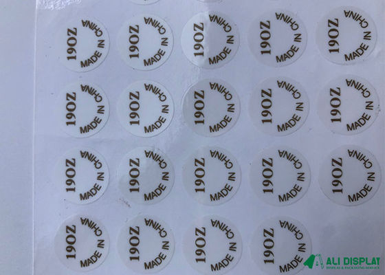 Nhãn dán nhãn dán UV BOPP Cuộn giấy nhãn dán logo CDR